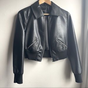 Leather jacket